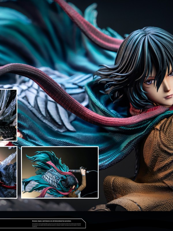Hertz Studio Attack on Titan Mikasa Ackerman vs The Female Titan Hot Sexy 1/6 Statue